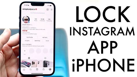 Can you lock Instagram on iPhone?