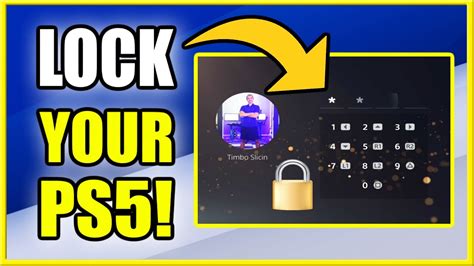 Can you lock a PS5?