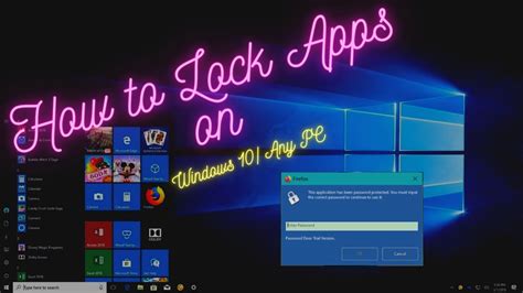Can you lock apps on PC?