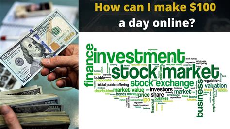 Can you make $100 a day online?