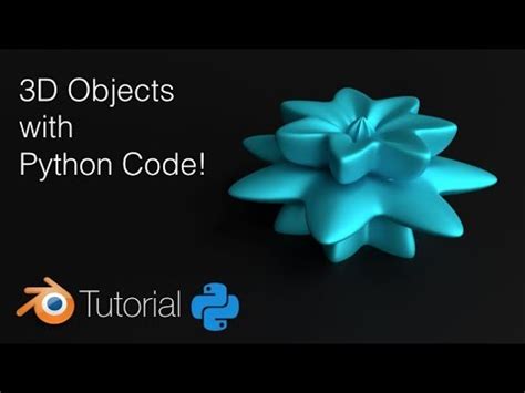 Can you make 3D objects in Python?