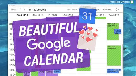 Can you make Google Calendar pretty?