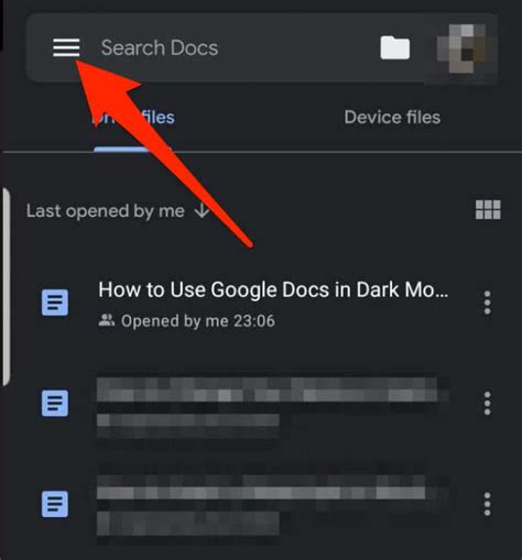 Can you make Google Docs dark?
