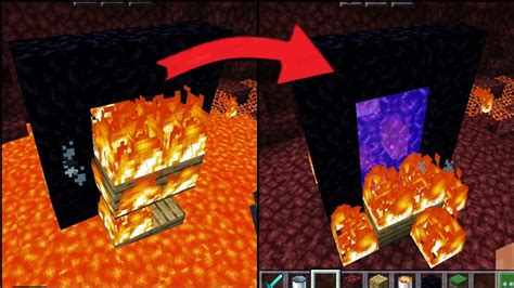 Can you make a Nether Portal without flint and steel?