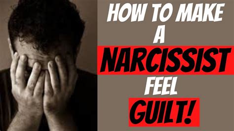 Can you make a narcissist feel regret?