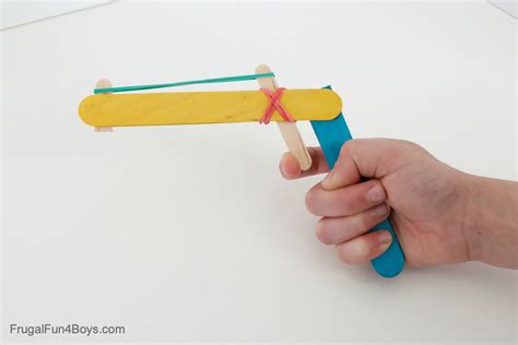 Can you make a rubber band gun?