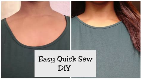 Can you make a shirt neckline smaller?