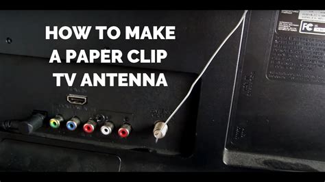 Can you make an antenna with a paperclip?