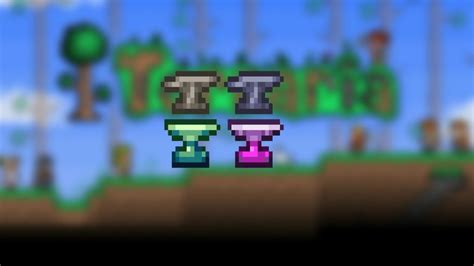 Can you make anvil in Terraria?