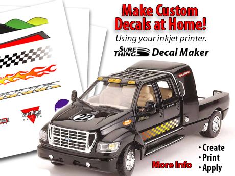 Can you make car decals with inkjet printer?