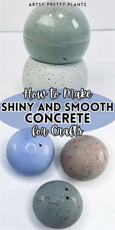 Can you make cement shiny?