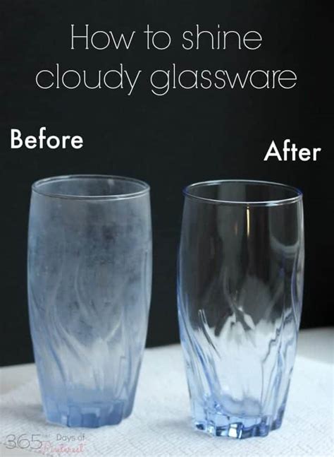 Can you make cloudy glasses clear again?