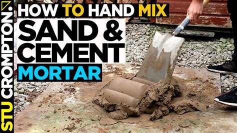 Can you make concrete with just sand and cement?