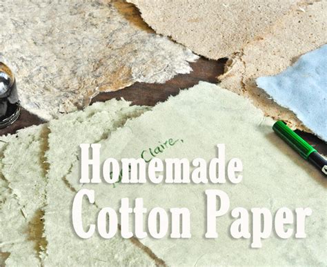 Can you make cotton paper?