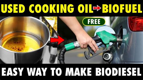 Can you make fuel from cooking oil?