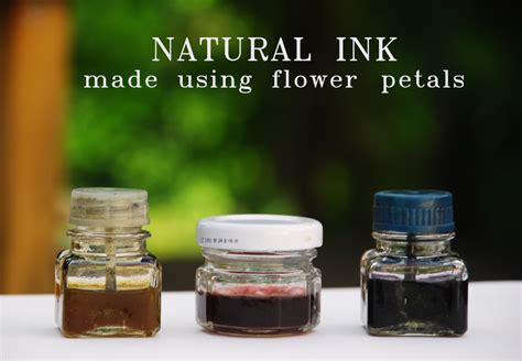 Can you make homemade ink?