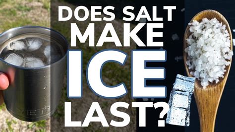 Can you make ice colder by adding salt?