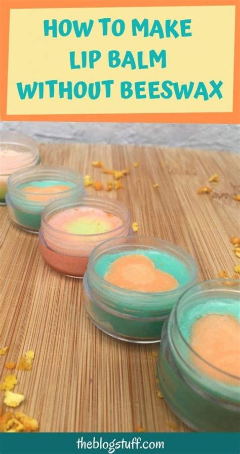 Can you make lip balm without beeswax?