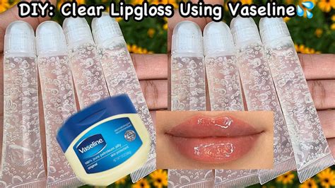 Can you make lip gloss with Vaseline?