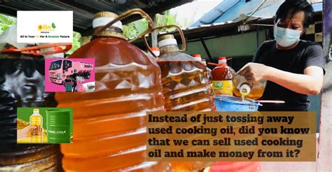 Can you make money selling used cooking oil?
