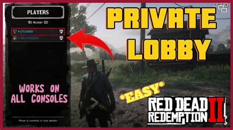 Can you make private lobbies in RDR2?