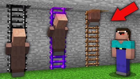Can you make villagers climb ladders?