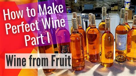 Can you make wine out of any fruit?