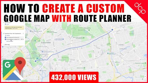 Can you make your own route on Google?