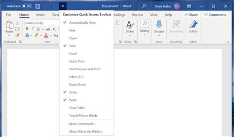 Can you make your own toolbars in MS Office?