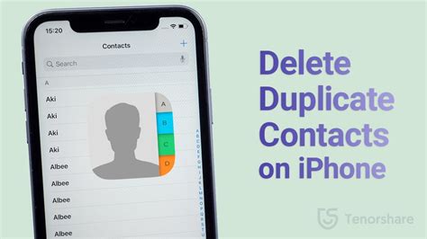 Can you mass Delete duplicate Contacts on iPhone?