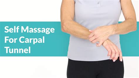 Can you massage carpal tunnel?