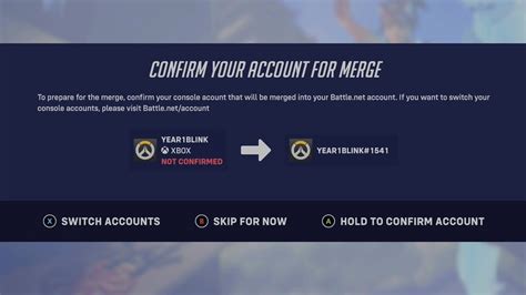 Can you merge 2 Xbox accounts overwatch 2?
