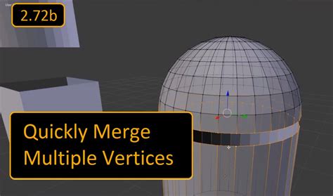Can you merge vertices in Blender?
