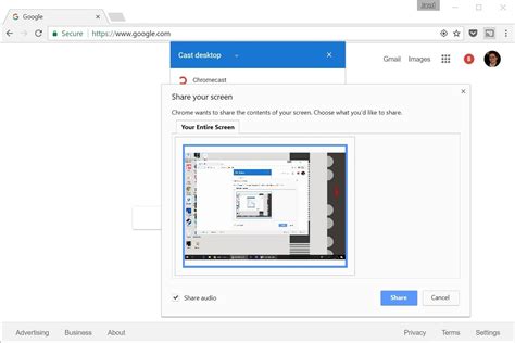 Can you mirror from Chrome?