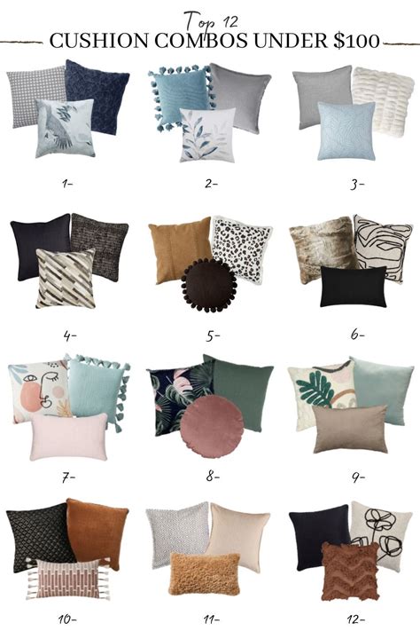 Can you mix and match cushions?