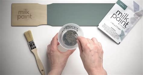 Can you mix milk paint with water?