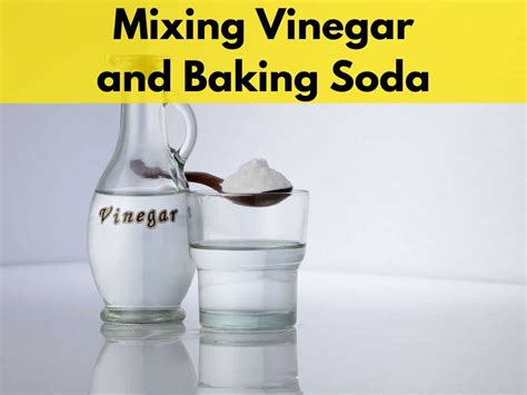 Can you mix vinegar baking soda and detergent?