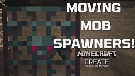 Can you move mob spawners?