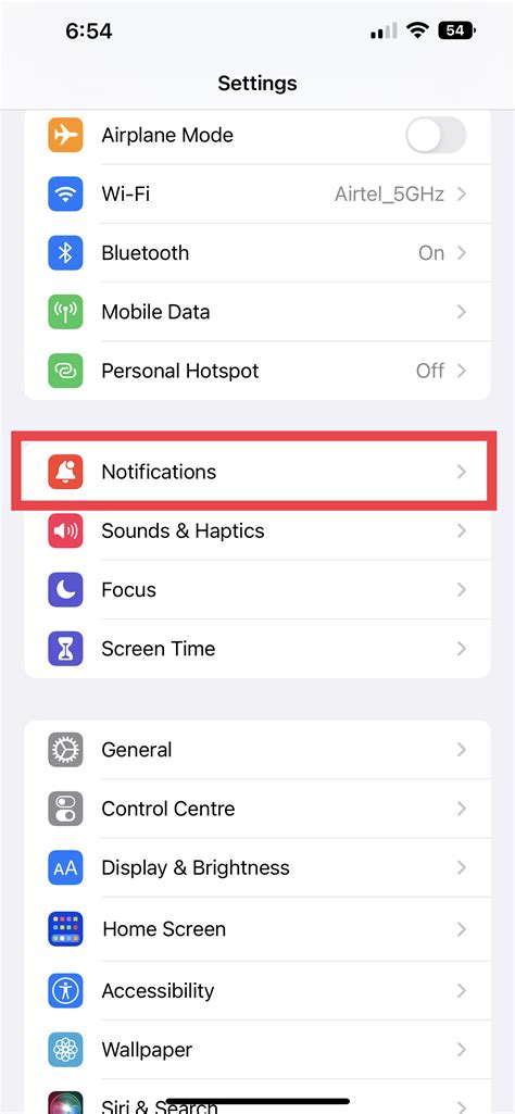 Can you move notifications back to top on iOS 16?