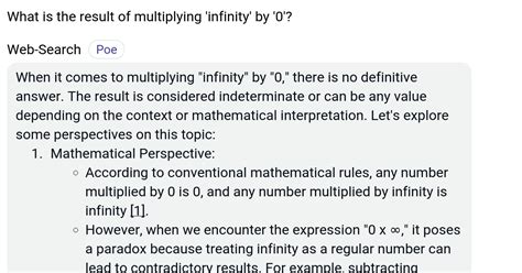 Can you multiply infinity by infinity?