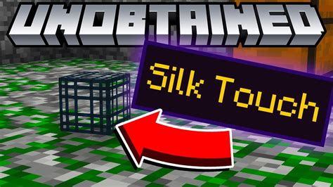 Can you not mine spawners with silk touch?