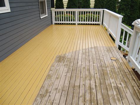 Can you oil over a stained deck?