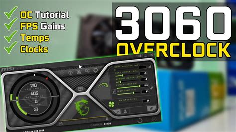 Can you overclock a 3060?