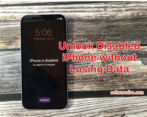 Can you override a disabled iPhone?