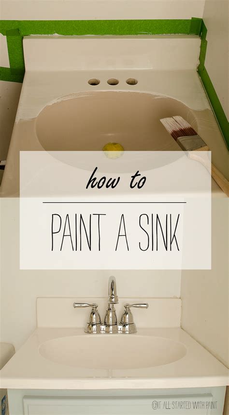 Can you paint a plastic sink?