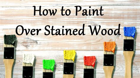 Can you paint over sticky wood stain?