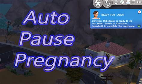Can you pause a Sims pregnancy?