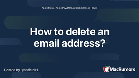 Can you permanently delete an email address?