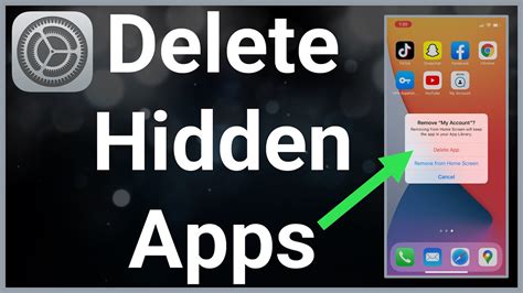 Can you permanently delete hidden apps on iPhone?