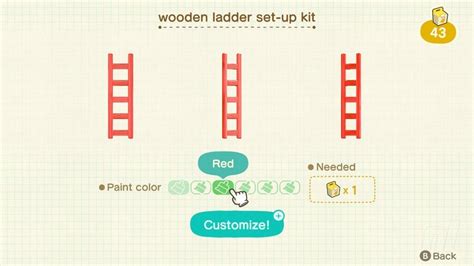 Can you permanently place a ladder in Animal Crossing?